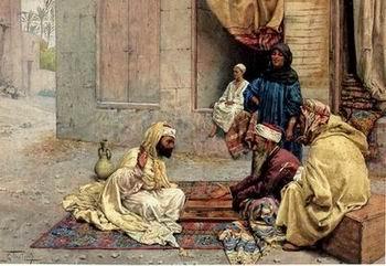 unknow artist Arab or Arabic people and life. Orientalism oil paintings 192 oil painting image